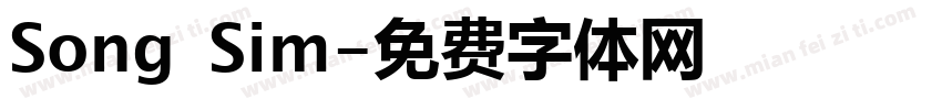 Song Sim字体转换